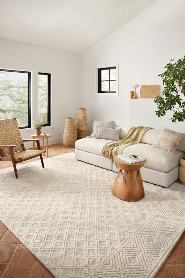 Loloi Loloi II Neda NED-04 100% Polyester Pile Rug NEDANED-04IVNA93D0