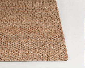 Chandra Rugs Nena 100% Jute Hand-Woven Contemporary Rug Natural 7'9 x 10'6