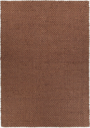 Chandra Rugs Nena 100% Jute Hand-Woven Contemporary Rug Brown 7'9 x 10'6