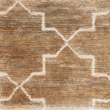 Chandra Rugs Nesco 75% Jute + 25% Wool Hand-Knotted Natural Rug Light Brown 7'9 x 10'6