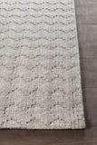 Chandra Rugs Netix 65% Wool + 35% Viscose Hand-Woven Contemporary Rug Grey 7'9 x 10'6