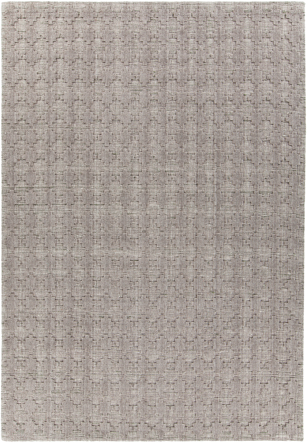 Chandra Rugs Netix 65% Wool + 35% Viscose Hand-Woven Contemporary Rug Grey 7'9 x 10'6