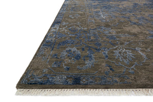 Loloi New Artifact NA-01 65% Wool, 35% Viscose from Bamboo Hand Knotted Transitional Rug NEWANA-01ASBB80A0