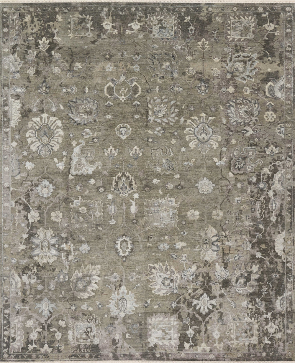 Loloi New Artifact NA-04 65% Wool, 35% Viscose from Bamboo Hand Knotted Transitional Rug NEWANA-04WASI6090