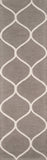Momeni Newport NP-10 Hand Tufted Contemporary Geometric Indoor Area Rug Grey 9' x 12' NEWPONP-10GRY90C0
