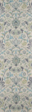 Momeni Newport NP-12 Hand Tufted Casual Floral Indoor Area Rug Blue 9' x 12' NEWPONP-12BLU90C0