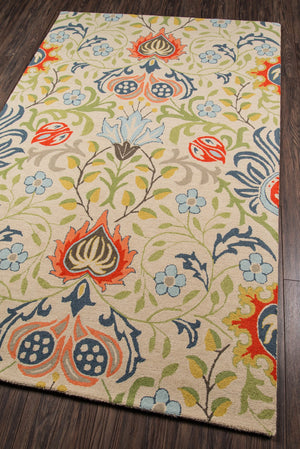 Momeni Newport NP-12 Hand Tufted Casual Floral Indoor Area Rug Multi 9' x 12' NEWPONP-12MTI90C0