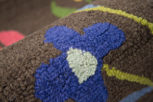 Momeni Newport NP-15 Hand Tufted Casual Floral Indoor Area Rug Brown 9' x 12' NEWPONP-15BRN90C0