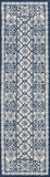 Momeni Newport NP-17 Hand Tufted Contemporary Geometric Indoor Area Rug Blue 9' x 12' NEWPONP-17BLU90C0