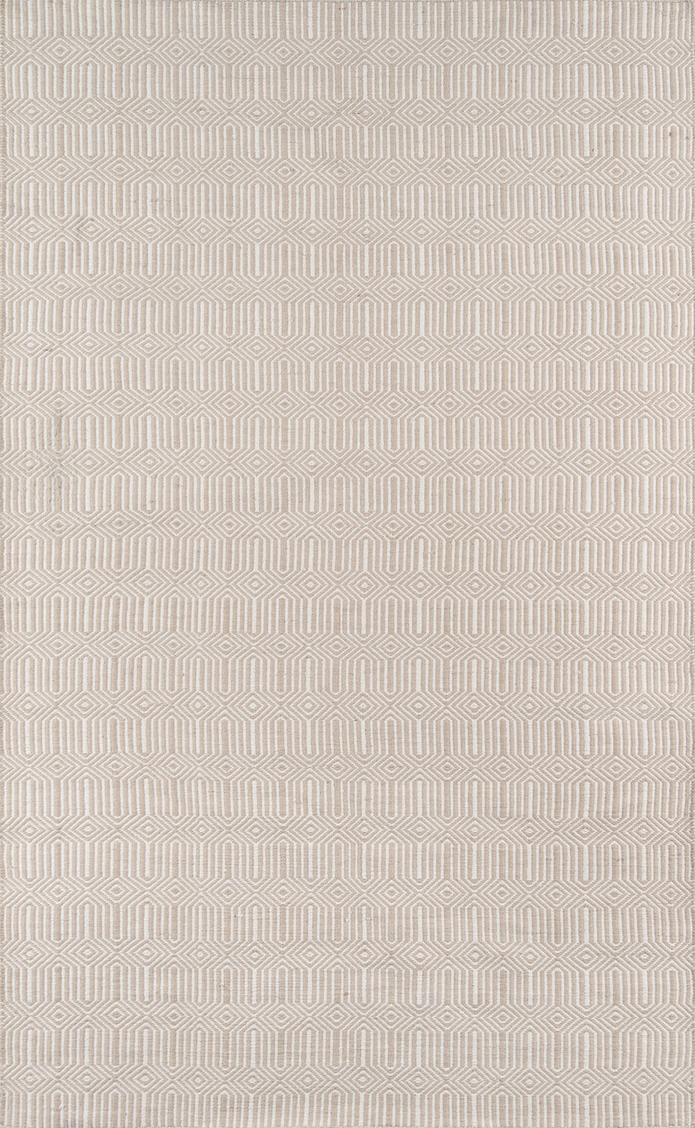 Momeni Erin Gates Newton NWT-1 Hand Woven Contemporary Geometric Indoor/Outdoor Area Rug Beige 9' x 12' NEWTONWT-1BGE90C0