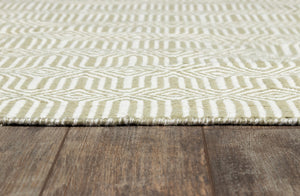 Momeni Erin Gates Newton NWT-1 Hand Woven Contemporary Geometric Indoor/Outdoor Area Rug Green 9' x 12' NEWTONWT-1GRN90C0