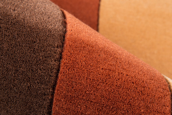 Momeni New Wave NW-22 Hand Tufted Contemporary Geometric Indoor Area Rug Pomegranate 9'6" x 13'6" NEWWANW-22POM96D6