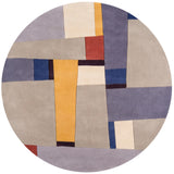 Momeni New Wave NW-23 Hand Tufted Contemporary Abstract Indoor Area Rug Grey 9'6" x 13'6" NEWWANW-23GRY96D6