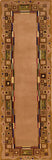 Momeni New Wave NW-34 Hand Tufted Contemporary Border Indoor Area Rug Gold 9'6" x 13'6" NEWWANW-34GLD96D6