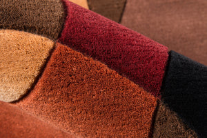 Momeni New Wave NW-37 Hand Tufted Contemporary Geometric Indoor Area Rug Black 9'6" x 13'6" NEWWANW-37BLK96D6