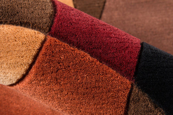 Momeni New Wave NW-37 Hand Tufted Contemporary Geometric Indoor Area Rug Black 9'6" x 13'6" NEWWANW-37BLK96D6