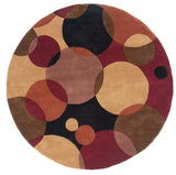 Momeni New Wave NW-37 Hand Tufted Contemporary Geometric Indoor Area Rug Black 9'6" x 13'6" NEWWANW-37BLK96D6