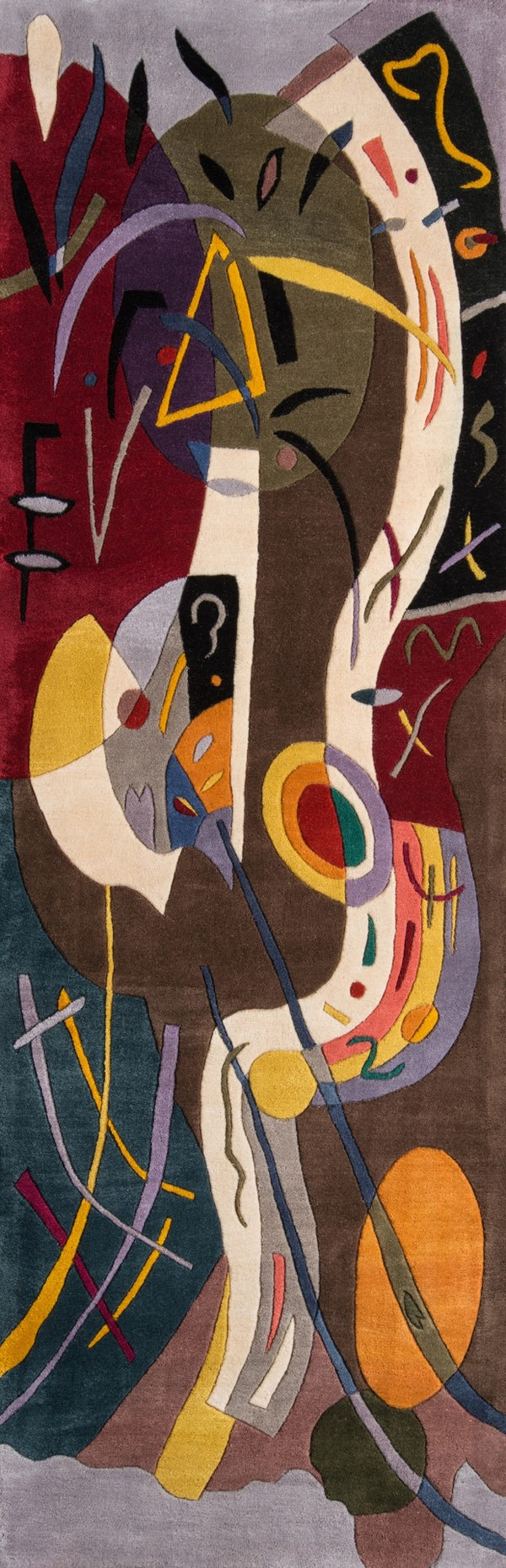 Momeni New Wave NW-61 Hand Tufted Contemporary Abstract Indoor Area Rug Multi 9'6" x 13'6" NEWWANW-61MTI96D6