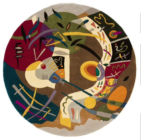 Momeni New Wave NW-61 Hand Tufted Contemporary Abstract Indoor Area Rug Multi 9'6" x 13'6" NEWWANW-61MTI96D6