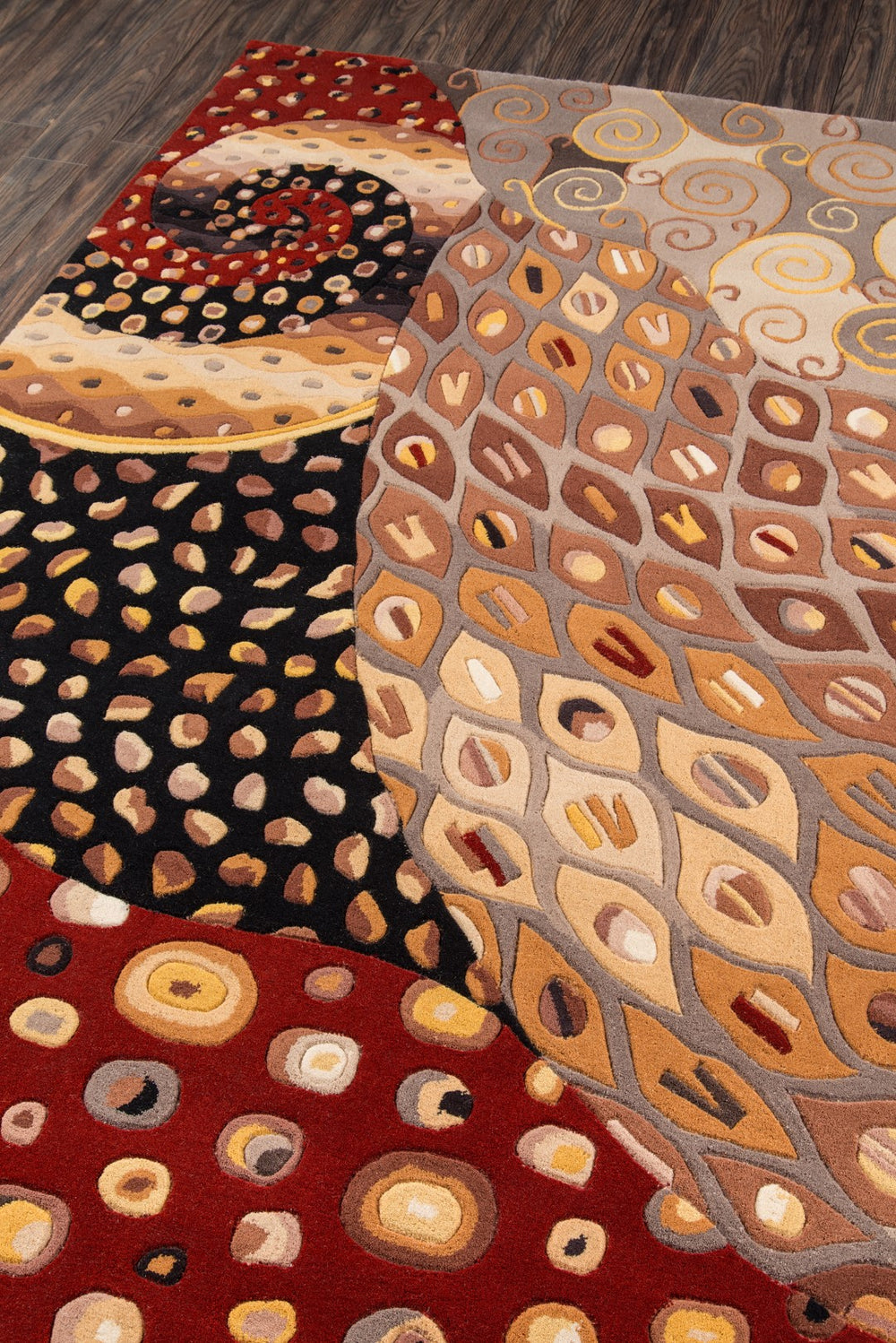 Momeni New Wave NW-71 Hand Tufted Contemporary Abstract Indoor Area Rug Multi 9'6" x 13'6" NEWWANW-71MTI96D6