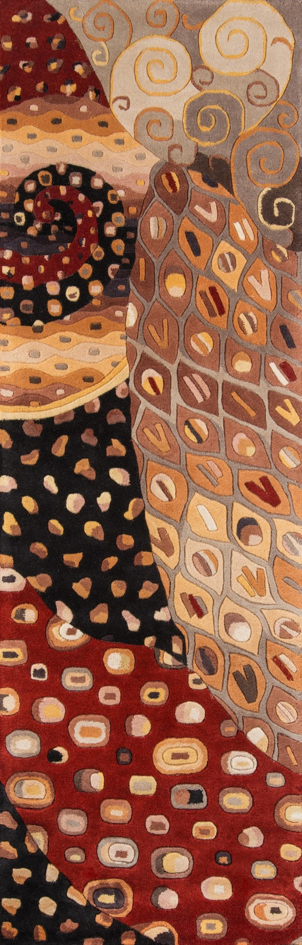 Momeni New Wave NW-71 Hand Tufted Contemporary Abstract Indoor Area Rug Multi 9'6" x 13'6" NEWWANW-71MTI96D6