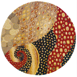 Momeni New Wave NW-71 Hand Tufted Contemporary Abstract Indoor Area Rug Multi 9'6" x 13'6" NEWWANW-71MTI96D6