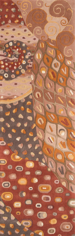 Momeni New Wave NW-71 Hand Tufted Contemporary Abstract Indoor Area Rug Natural 9'6" x 13'6" NEWWANW-71NAT96D6