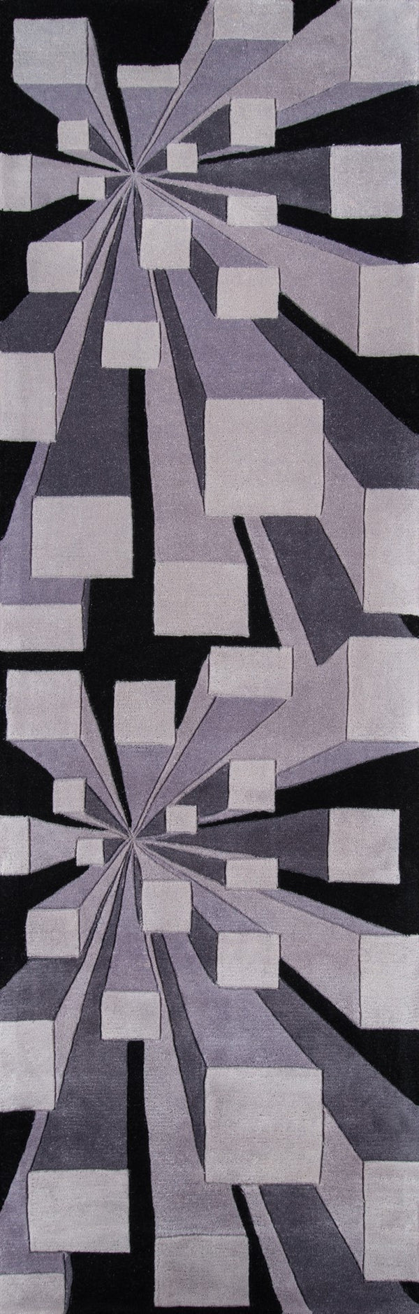 Momeni New Wave NW128 Hand Tufted Contemporary Geometric Indoor Area Rug Gotham 9'6" x 13'6" NEWWANW128GOT96D6