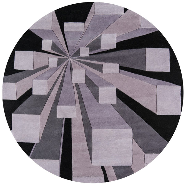 Momeni New Wave NW128 Hand Tufted Contemporary Geometric Indoor Area Rug Gotham 9'6" x 13'6" NEWWANW128GOT96D6