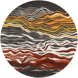 Momeni New Wave NW144 Hand Tufted Contemporary Abstract Indoor Area Rug Grey 9'6" x 13'6" NEWWANW144GRY96D6