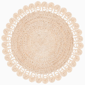 Natural Fiber 163 Contemporary Hand Woven 100% Jute Rug Natural