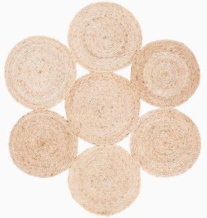 Natural Fiber 164 Contemporary Hand Woven 100% Jute Rug Natural