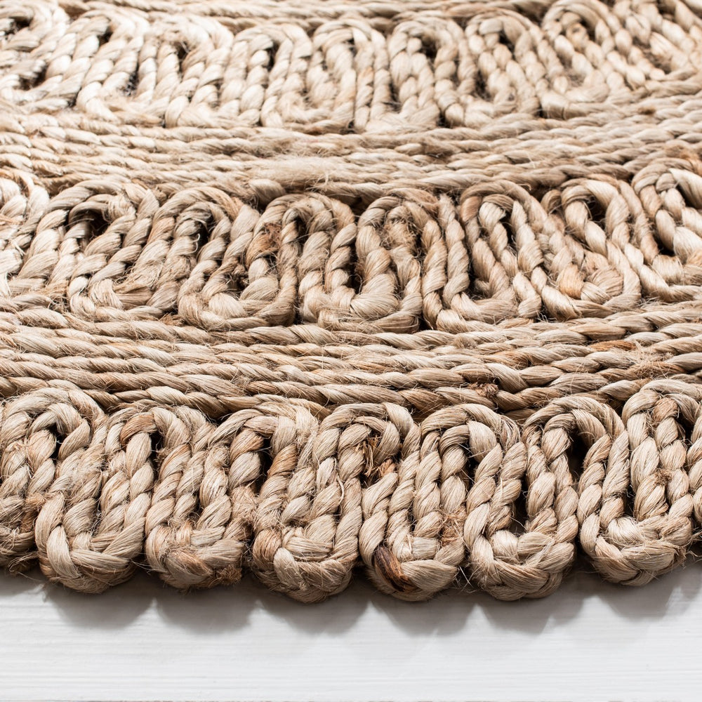 Natural Fiber 165 Contemporary Hand Woven 100% Jute Rug Natural