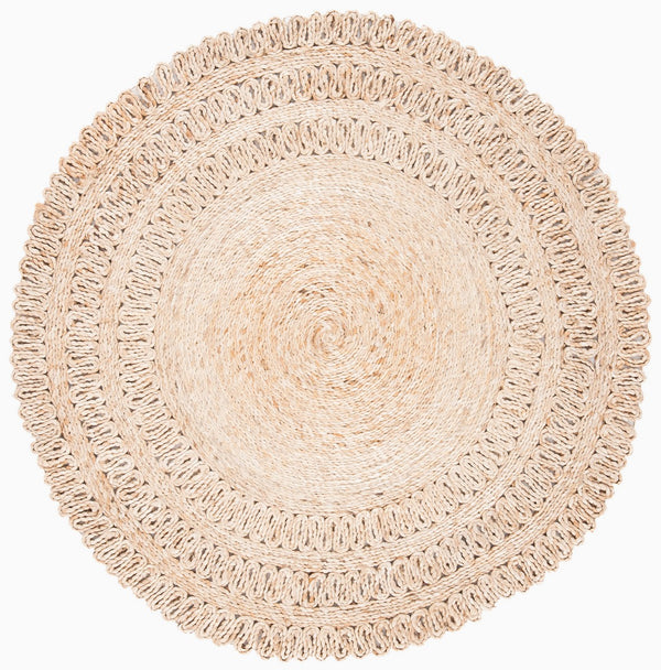 Natural Fiber 165 Contemporary Hand Woven 100% Jute Rug Natural
