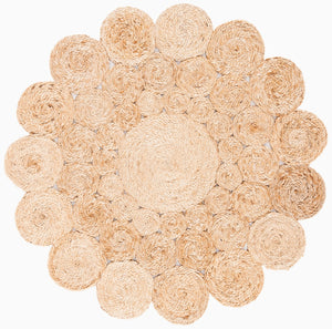 Natural Fiber 166 Contemporary Hand Woven 100% Jute Rug Natural