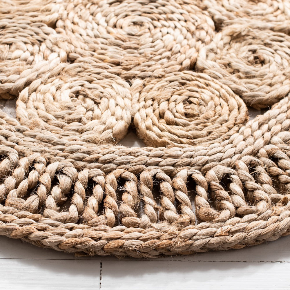 Natural Fiber 167 Contemporary Hand Woven 100% Jute Rug Natural