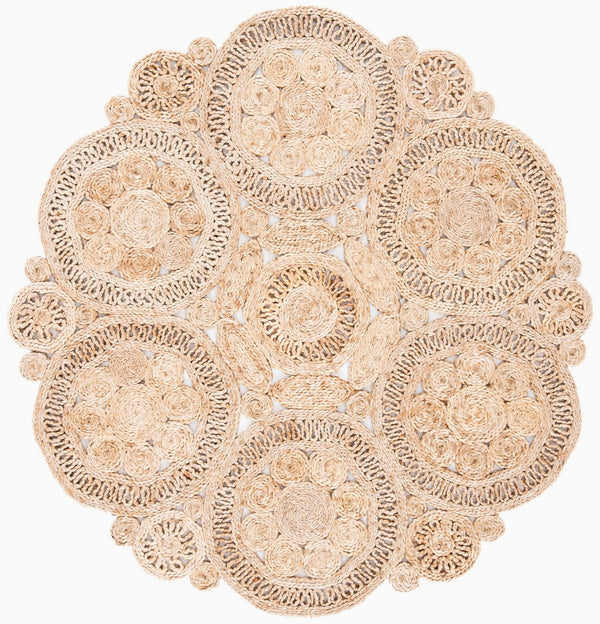 Natural Fiber 167 Contemporary Hand Woven 100% Jute Rug Natural