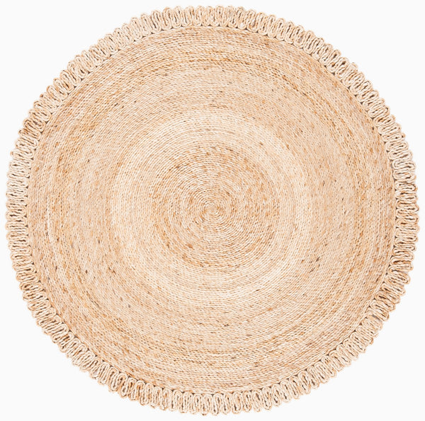 Natural Fiber 168 Contemporary Hand Woven 100% Jute Rug Natural