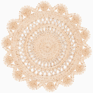 Natural Fiber 170 Contemporary Hand Woven 100% Jute Rug Natural