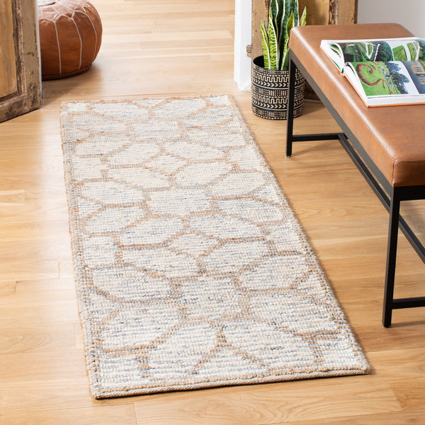 Safavieh Natural Fiber 218 Hand Woven 50% Wool/50% Jute Contemporary Rug NF218B-27