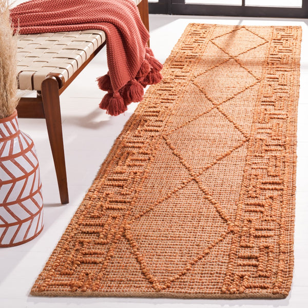 Safavieh Natural Fiber 220 Flat Weave 80% Jute/20% Cotton Rug NF220P-8