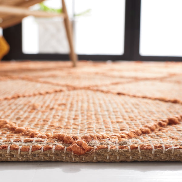 Safavieh Natural Fiber 220 Flat Weave 80% Jute/20% Cotton Rug NF220P-8