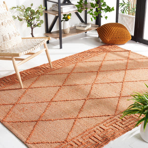 Safavieh Natural Fiber 220 Flat Weave 80% Jute/20% Cotton Rug NF220P-8