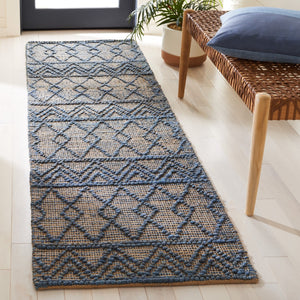 Safavieh Natural Fiber 221 Flat Weave 80% Jute/20% Cotton Rug NF221M-8
