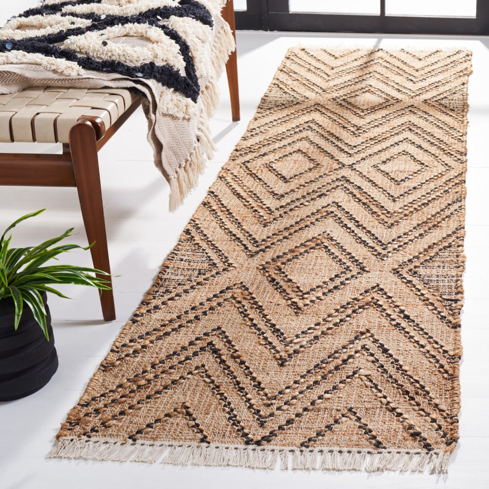 Safavieh Natural Fiber 223 Flat Weave 40% Jute/40% Wool/20% Cotton Rug NF223Z-8