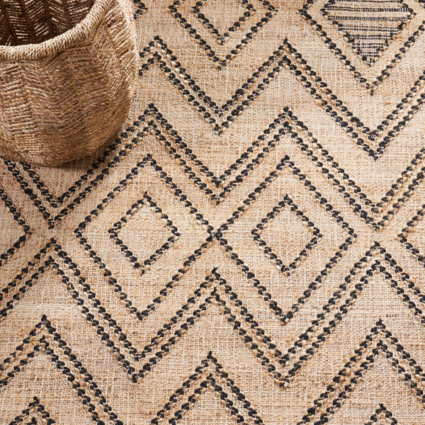 Safavieh Natural Fiber 223 Flat Weave 40% Jute/40% Wool/20% Cotton Rug NF223Z-8