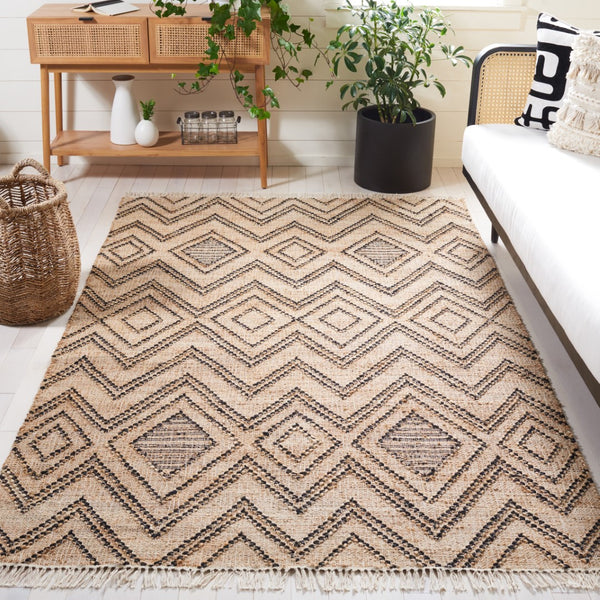 Safavieh Natural Fiber 223 Flat Weave 40% Jute/40% Wool/20% Cotton Rug NF223Z-8