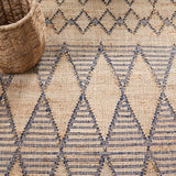 Safavieh Natural Fiber 224 Flat Weave 40% Jute/40% Wool/20% Cotton Rug NF224Z-8