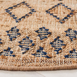 Safavieh Natural Fiber 224 Flat Weave 40% Jute/40% Wool/20% Cotton Rug NF224Z-8