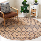 Safavieh Natural Fiber 224 Flat Weave 40% Jute/40% Wool/20% Cotton Rug NF224Z-8